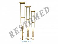 Wooden crutch