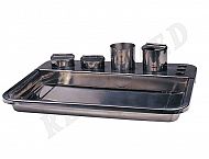 Stainless steel treatment tray