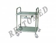 Treatment trolley with drawer